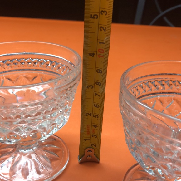 Two Wexford Anchor Hocking Low Sherbert Glasses - Picture 4 of 4